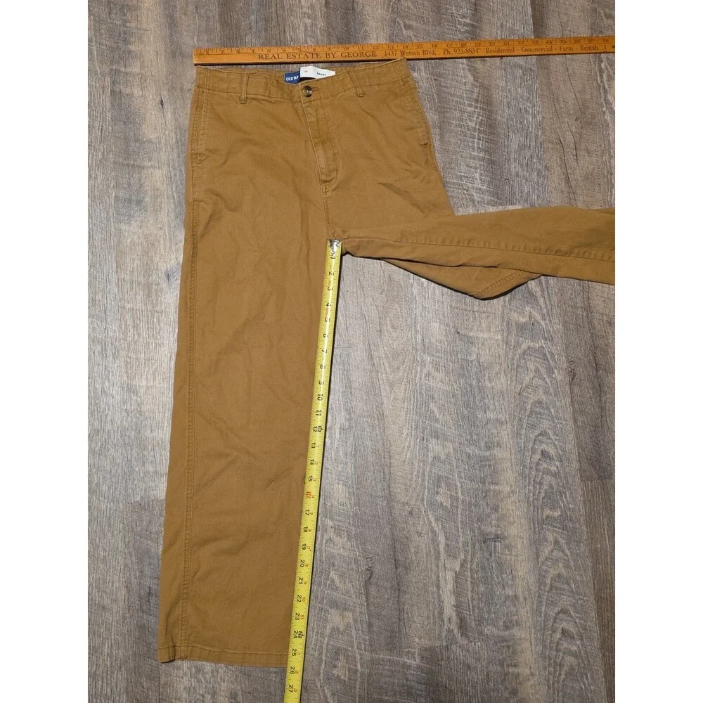 Old Navy Lot of 3 Size 14 Boys Black Khahki Coyote Stretch Waist 1 Baggy 2 Slim